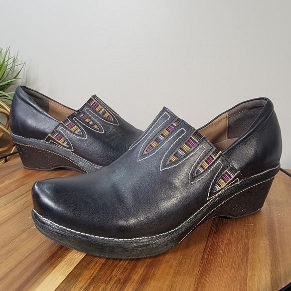 L'Artiste by Spring Step Scribble Slip- On Clogs Size 39 - Picture 6 of 13